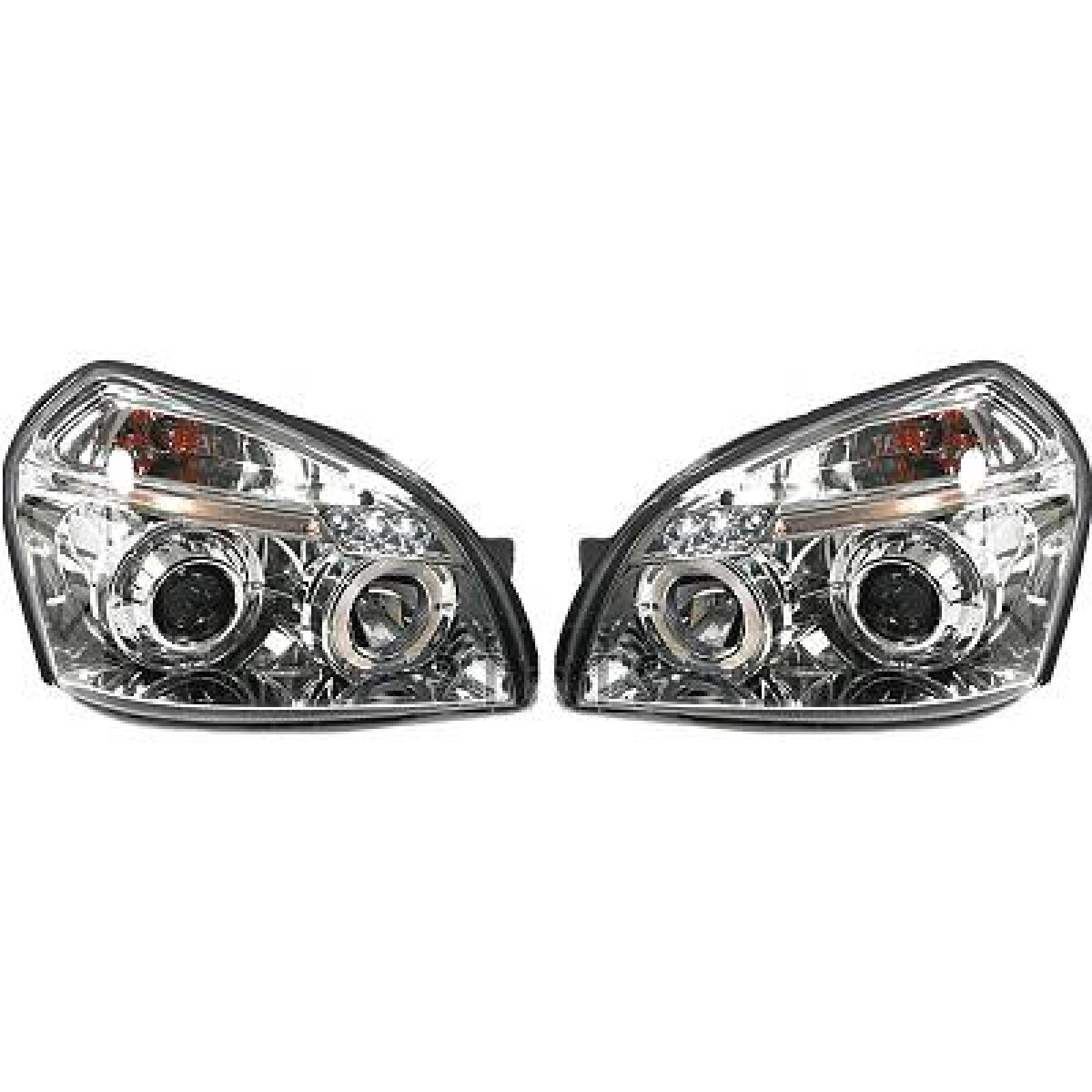 DESIGNSCHEINWF.SET TUCSON, passend für 04->>       KLARGLAS/CHROM